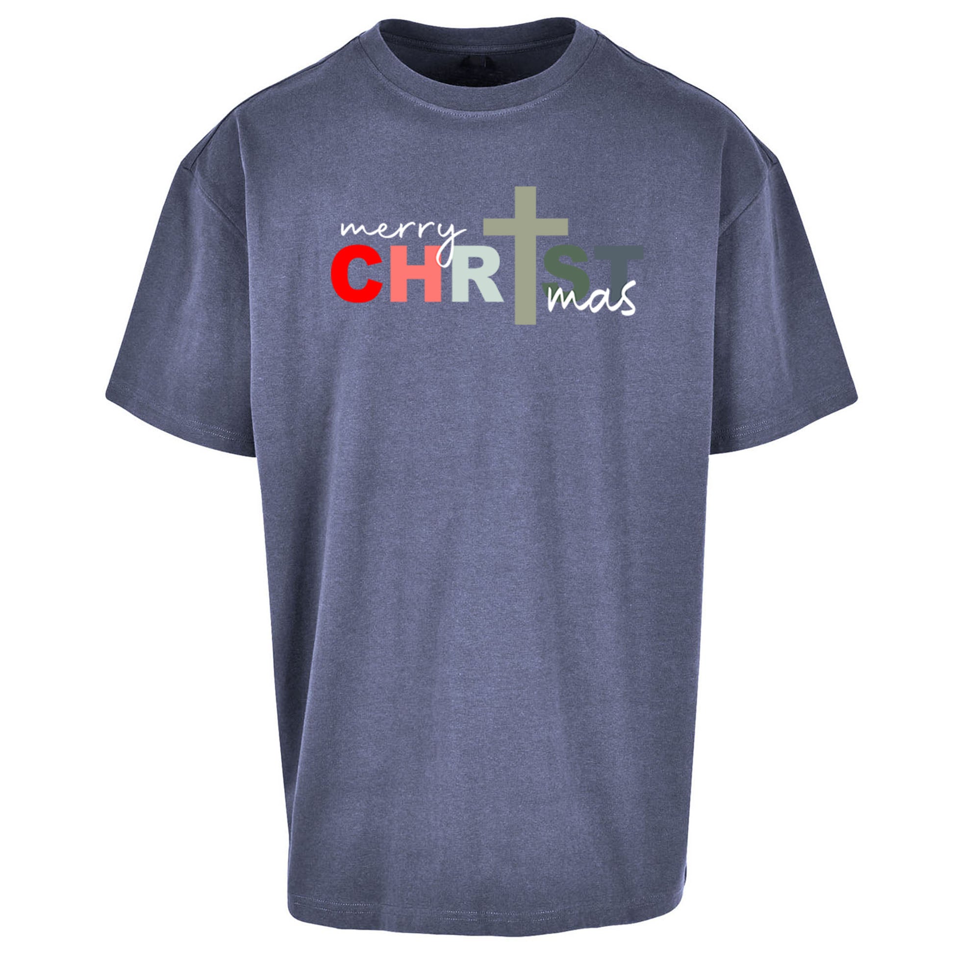 Christ Christmas Oversized T Shirt