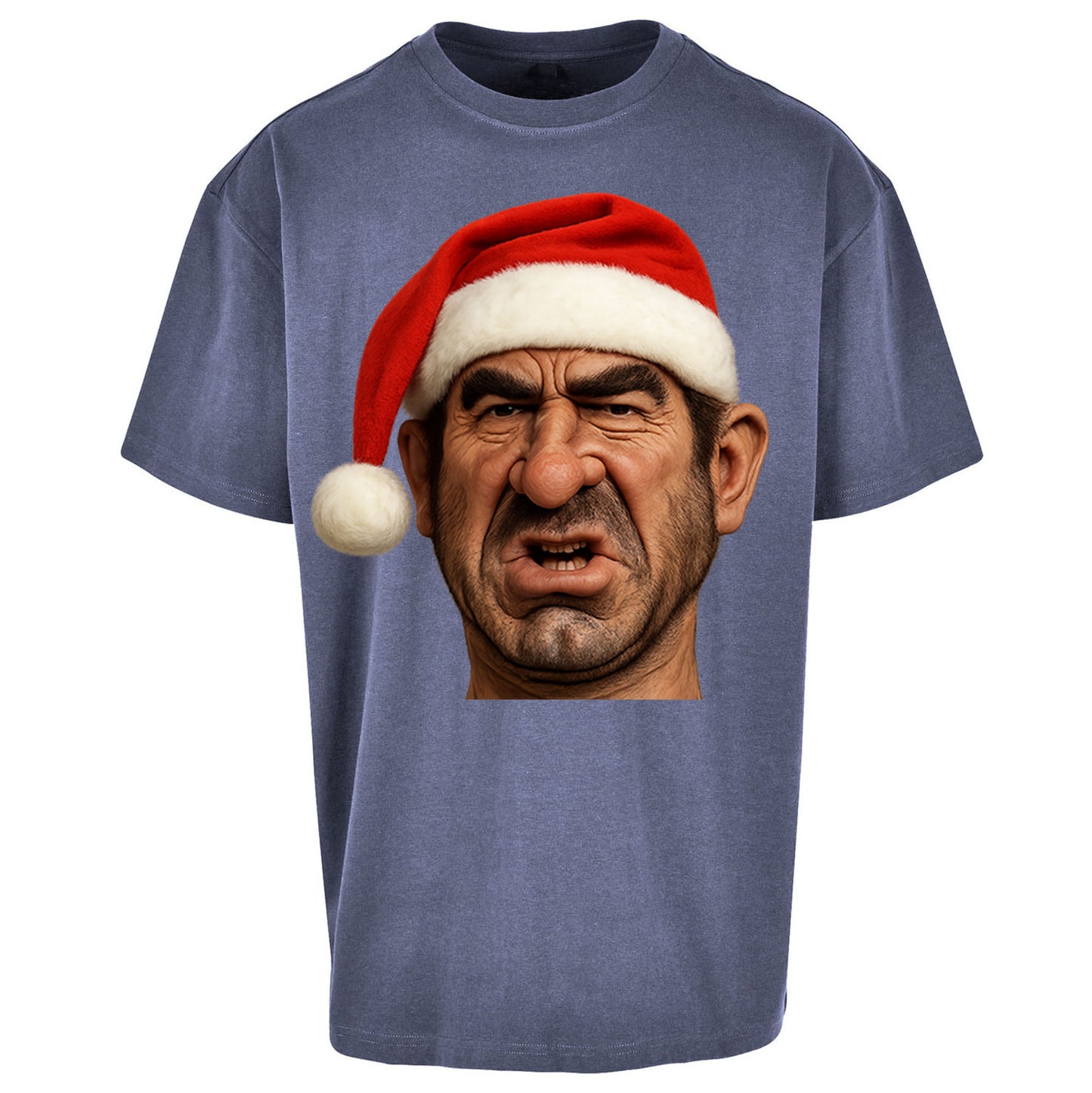Eric Cantona Xmas Oversized T Shirt