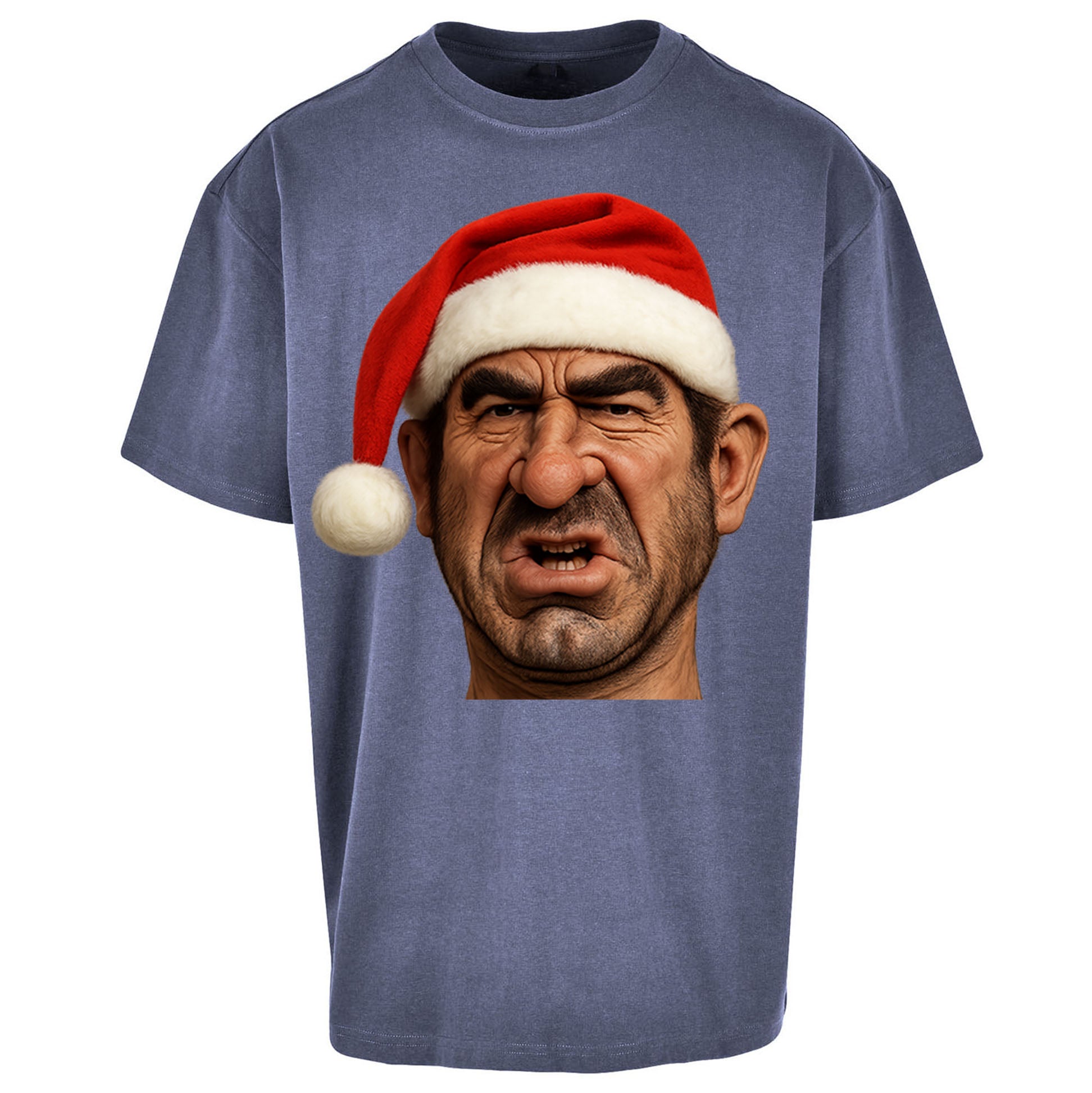 Eric Cantona Xmas Oversized T Shirt