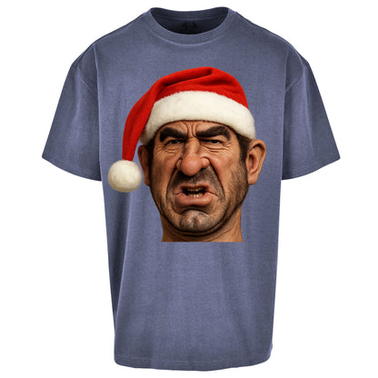 Eric Cantona Xmas Oversized T Shirt