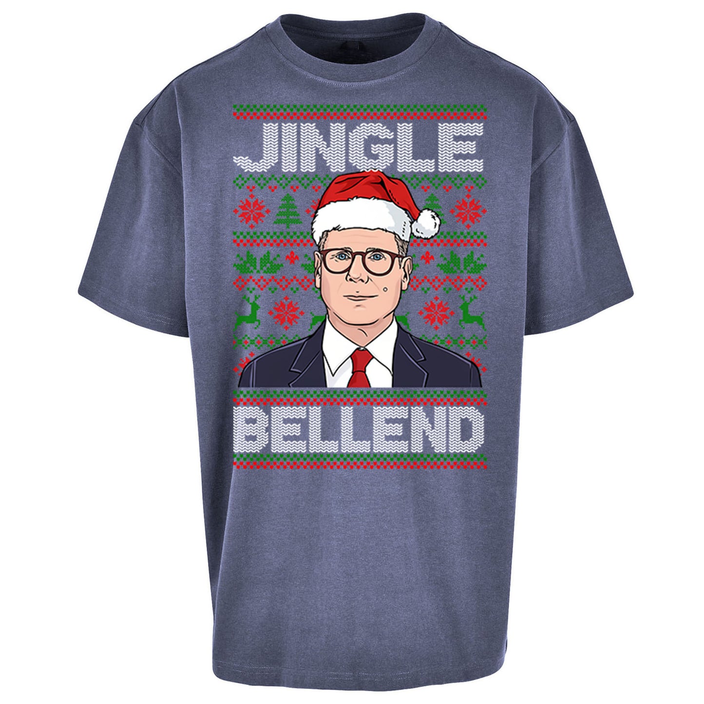 Keir Starmer Jingle Bell End Oversized T Shirt
