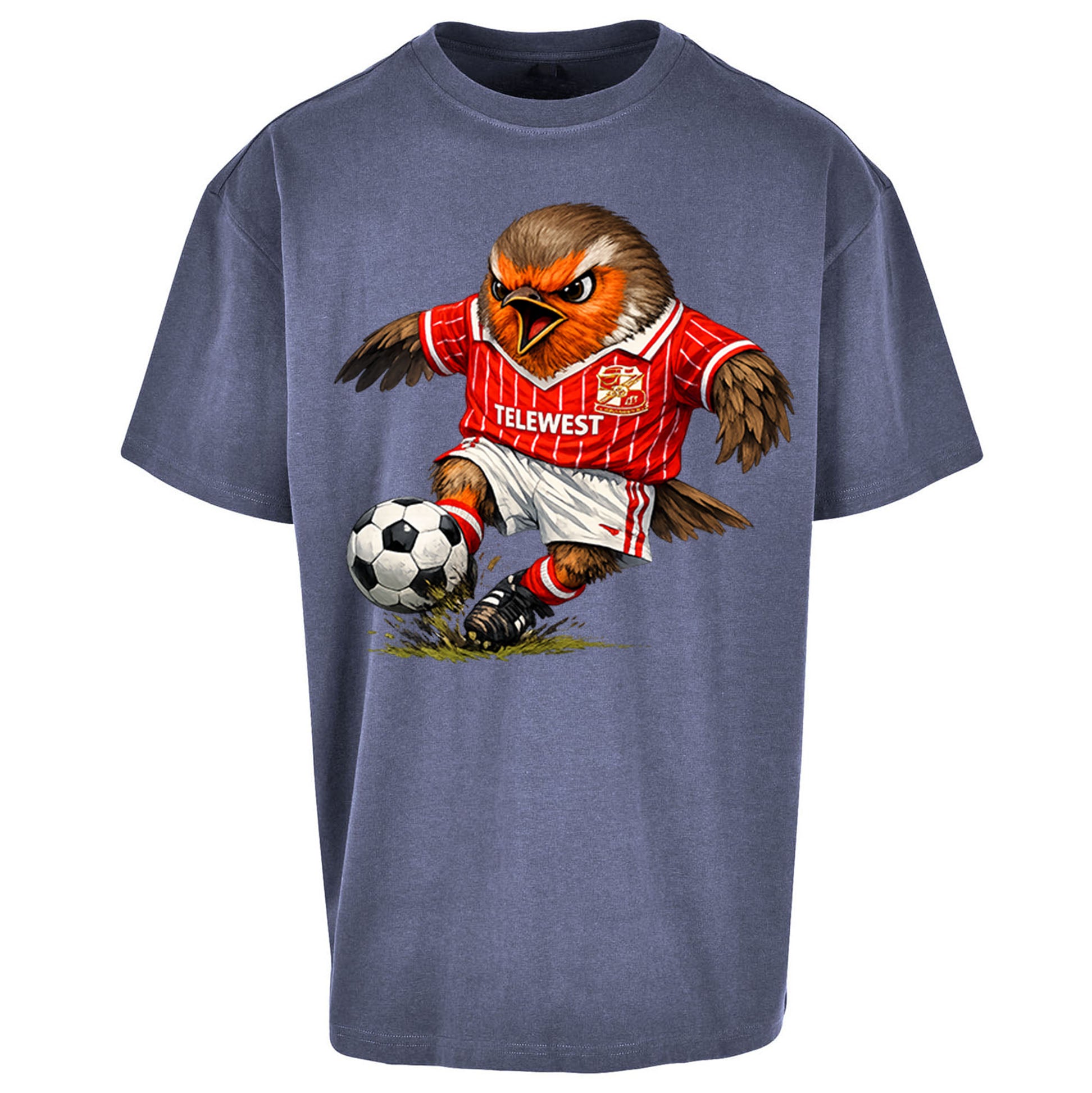 Classic Swindon Town Football Oversized T Shirt