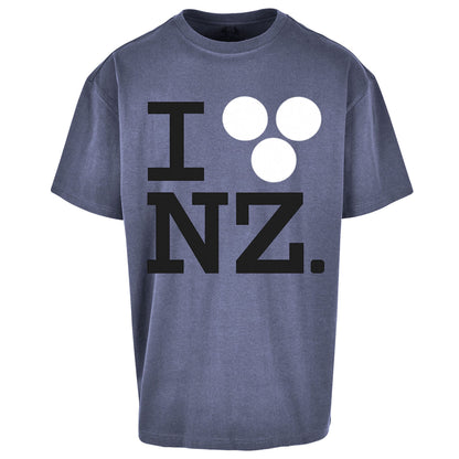 I Love NZ Orlando Bloom Huffer Oversized T Shirt