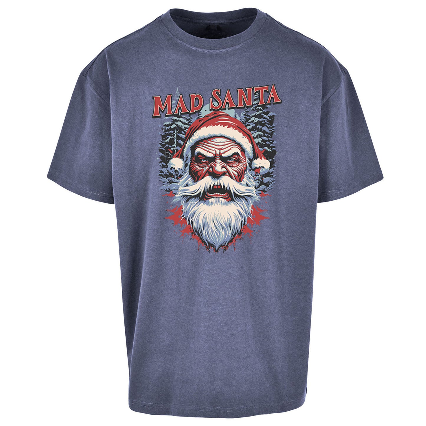 Mad Santa Oversized T Shirt