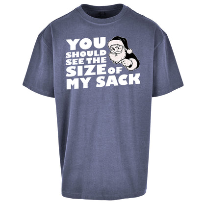 Santas Sack Oversized T Shirt