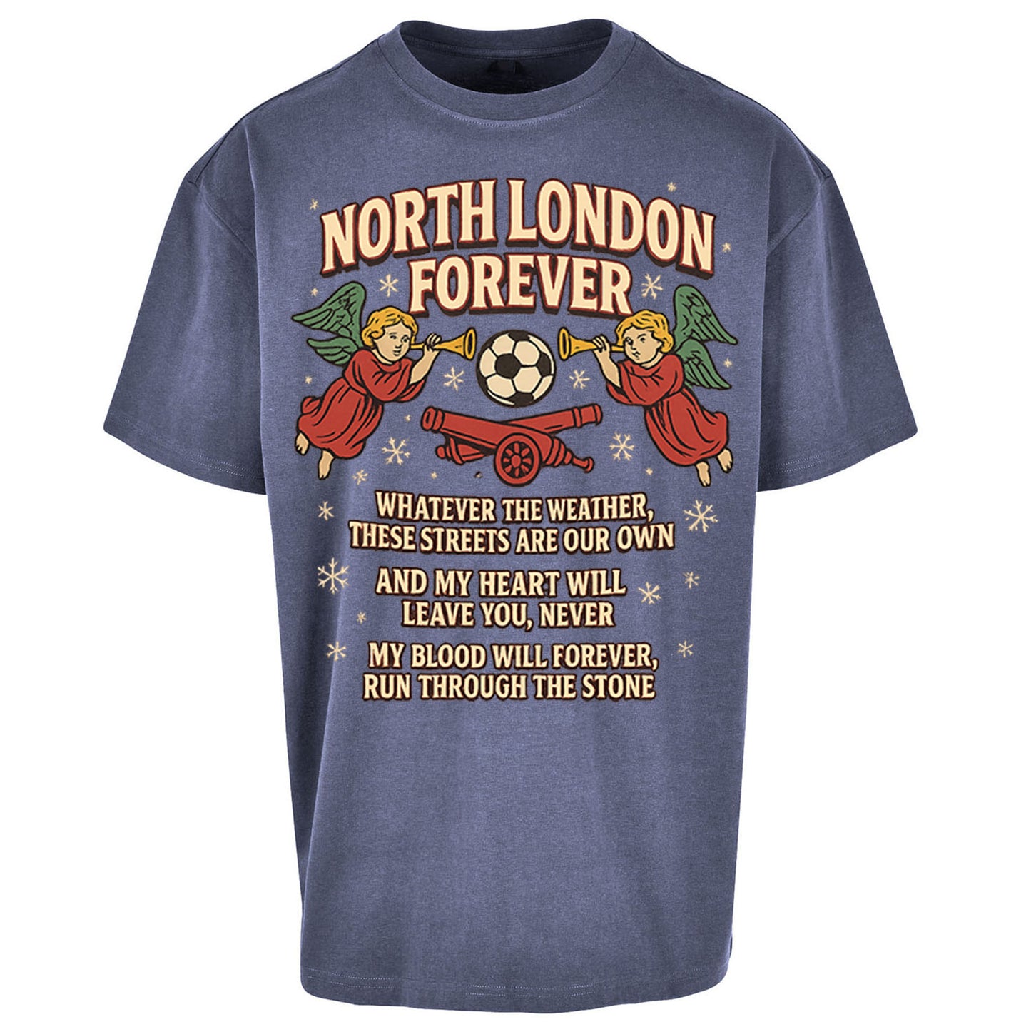 Arsenal Christmas Oversized T Shirt 