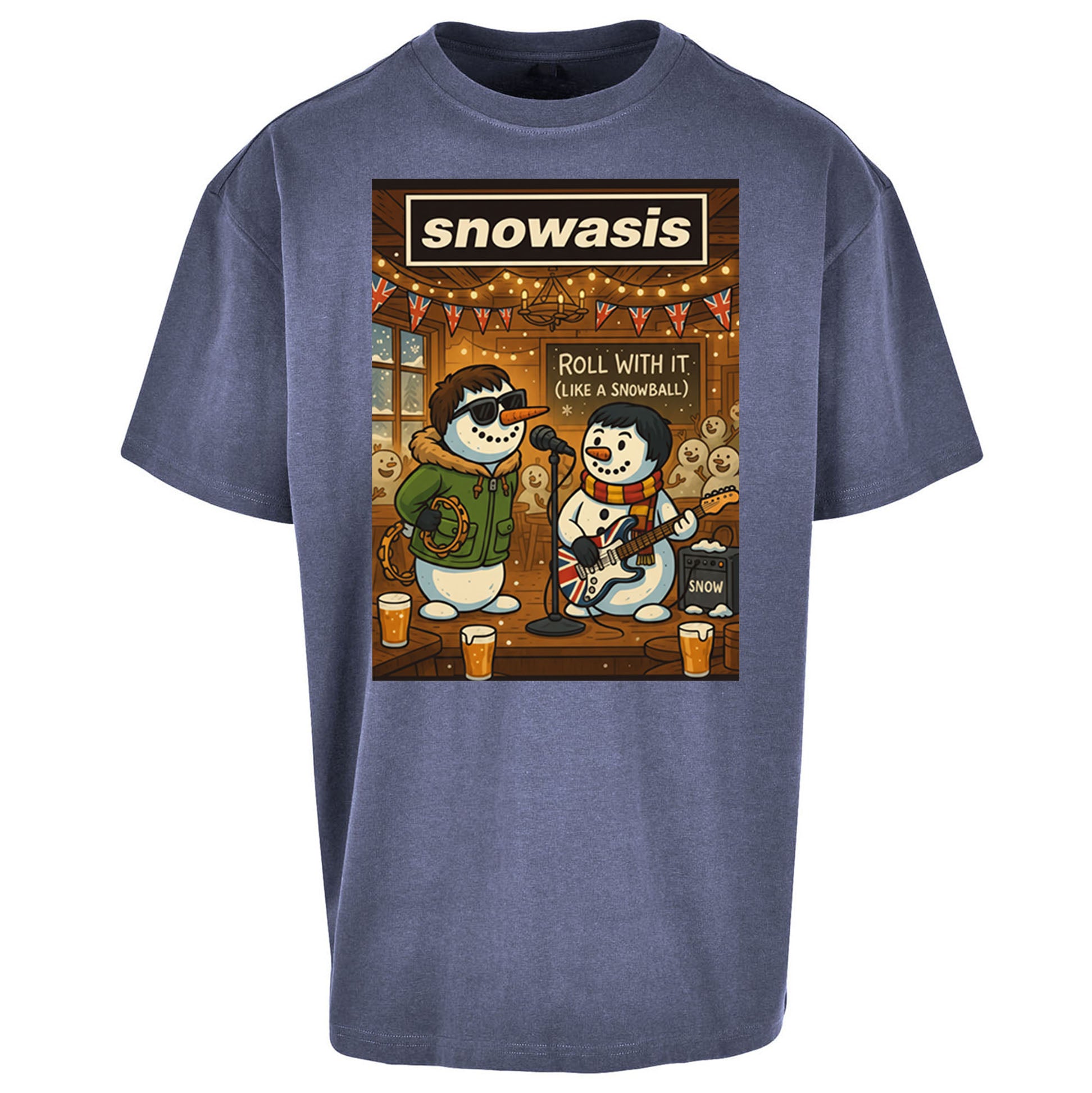 Snowasis Christmas Oversized T Shirt