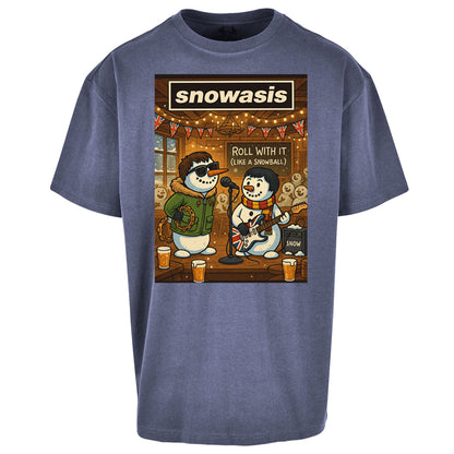 Snowasis Christmas Oversized T Shirt
