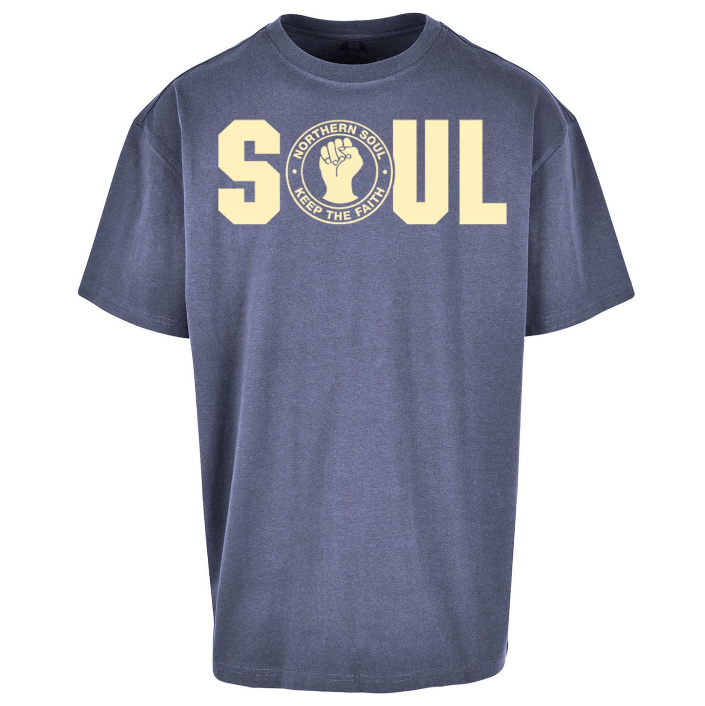 Northern Soul Keep The Faith Logo Oversized T Shirt