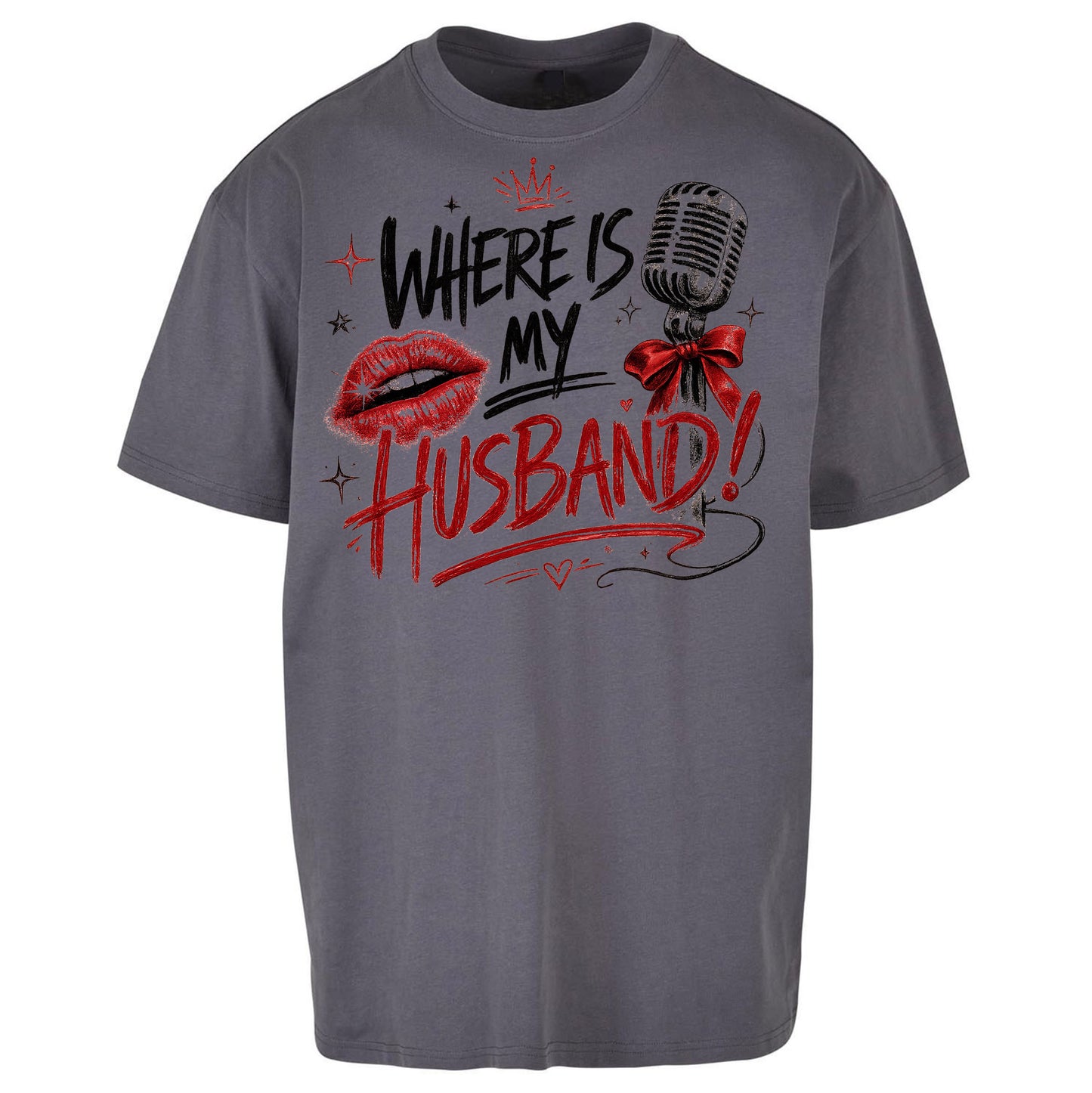 RAYE Where Is My Husband! Oversized T Shirt