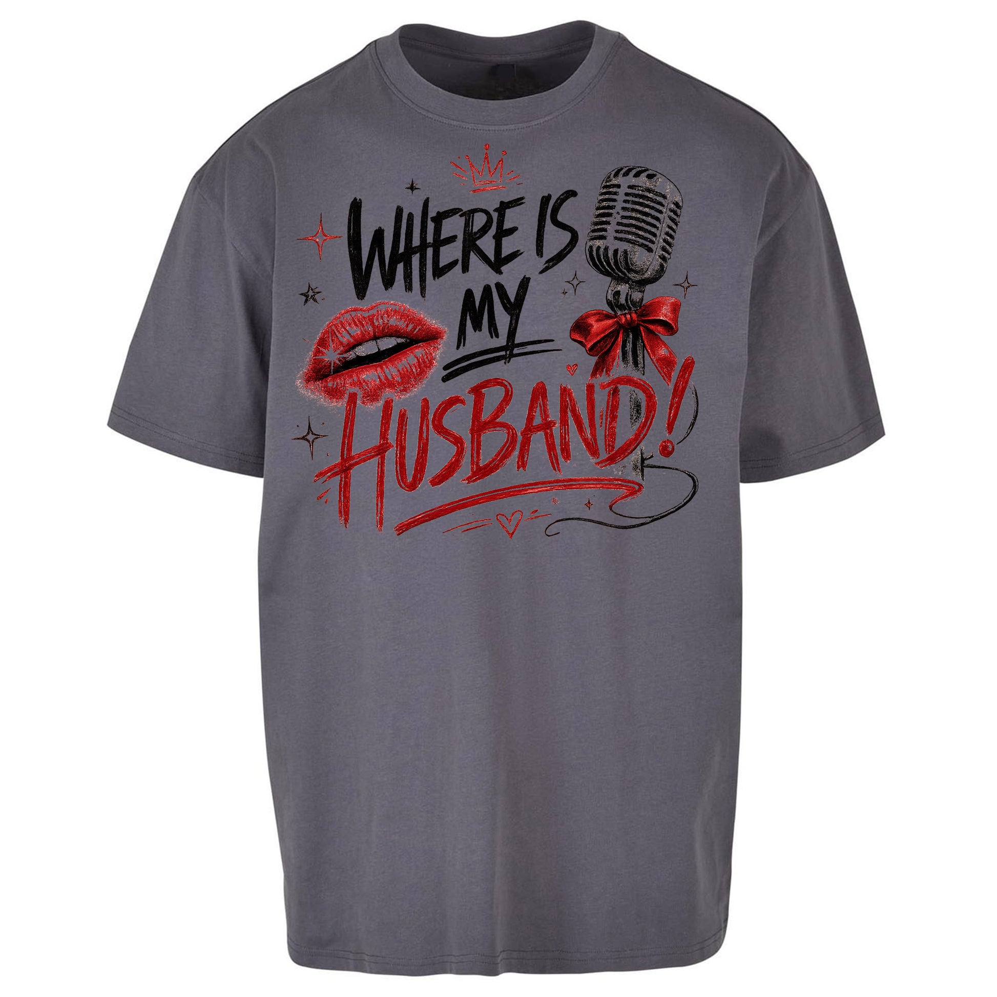 RAYE Where Is My Husband! Oversized T Shirt