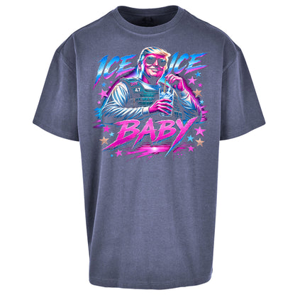 Donald Trump Ice Ice Baby Oversized T Shirt