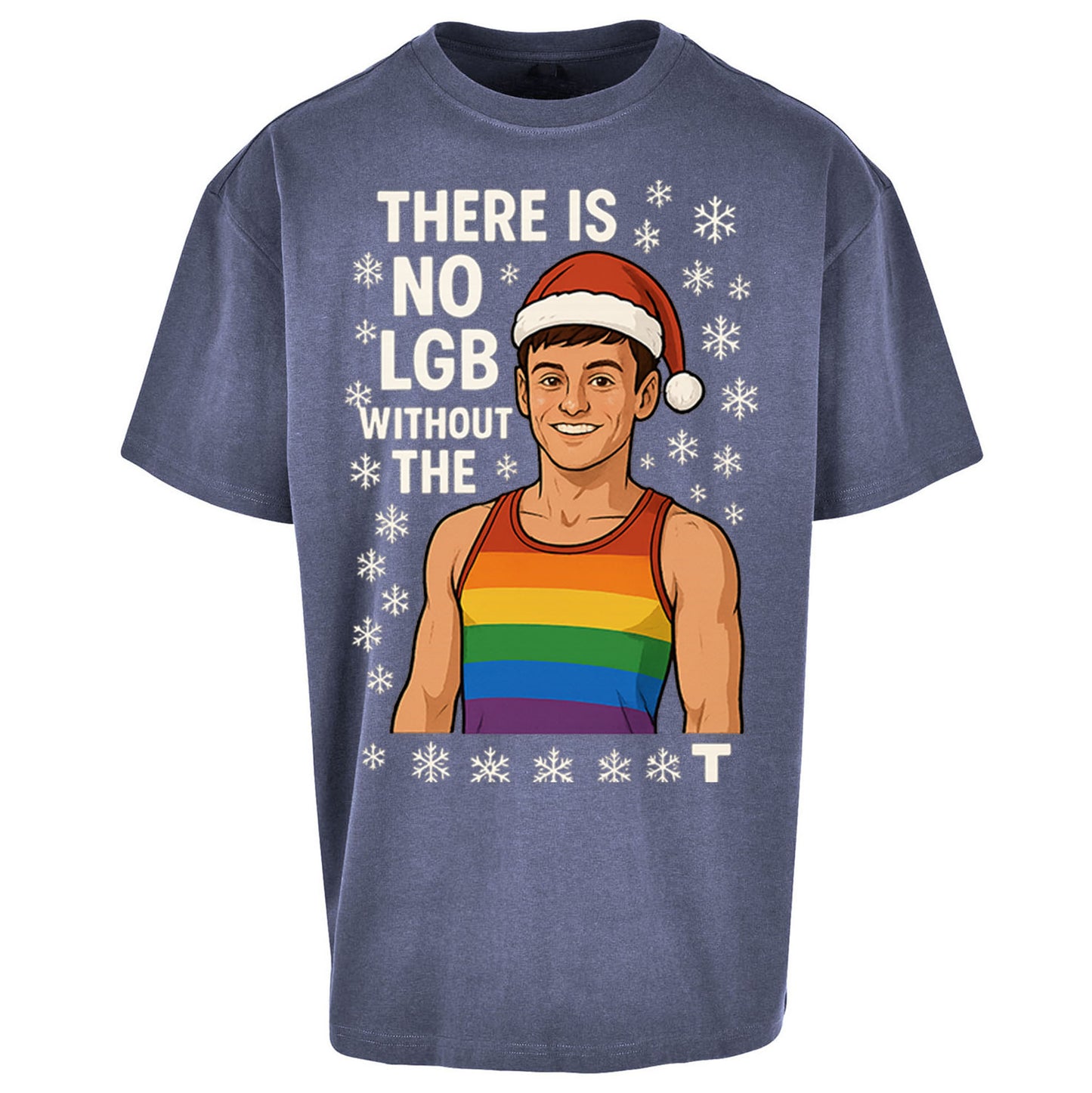 Tom Daley Christmas Oversized T Shirt 
