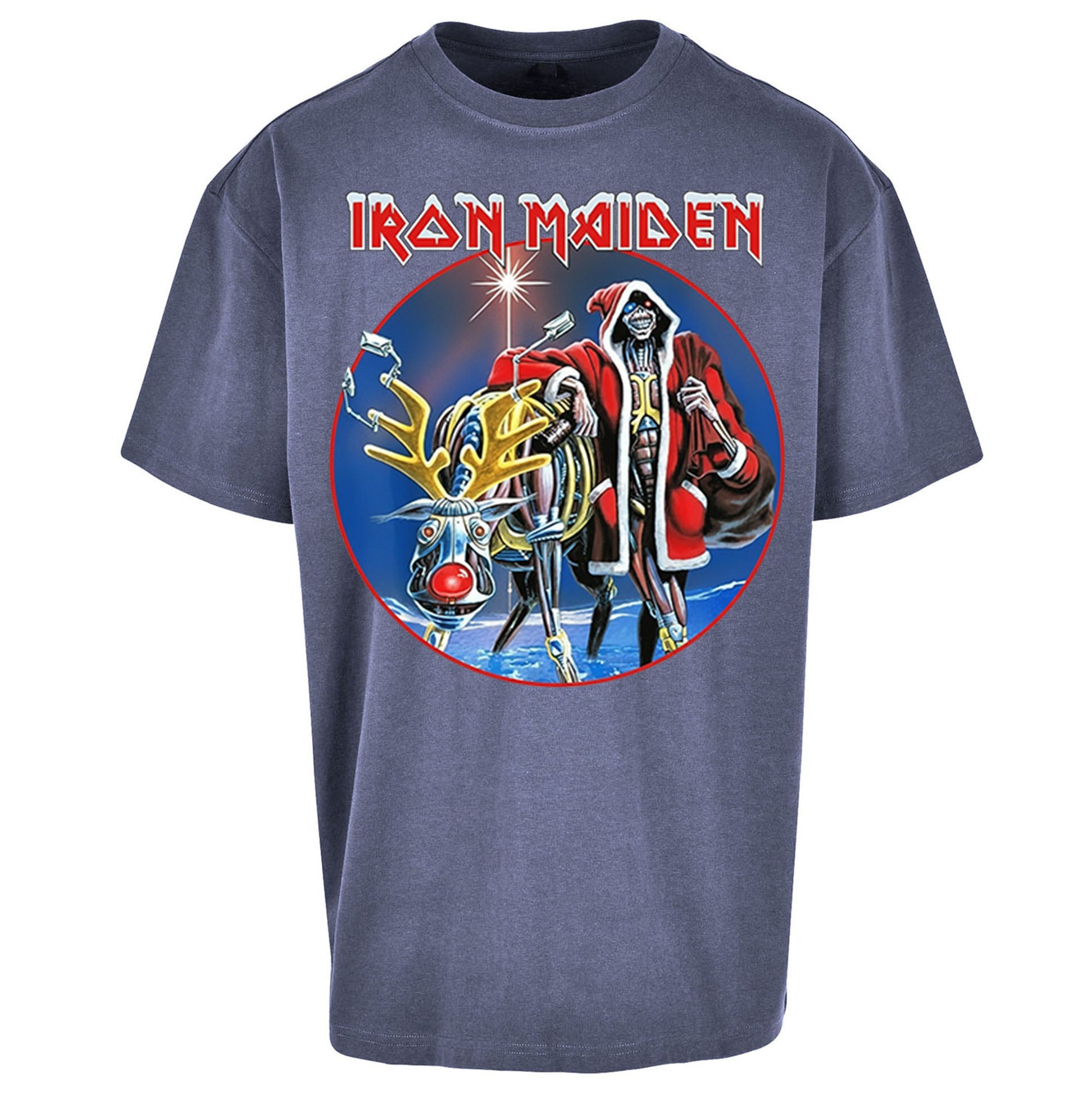 Iron Maiden Christmas Oversized T Shirt