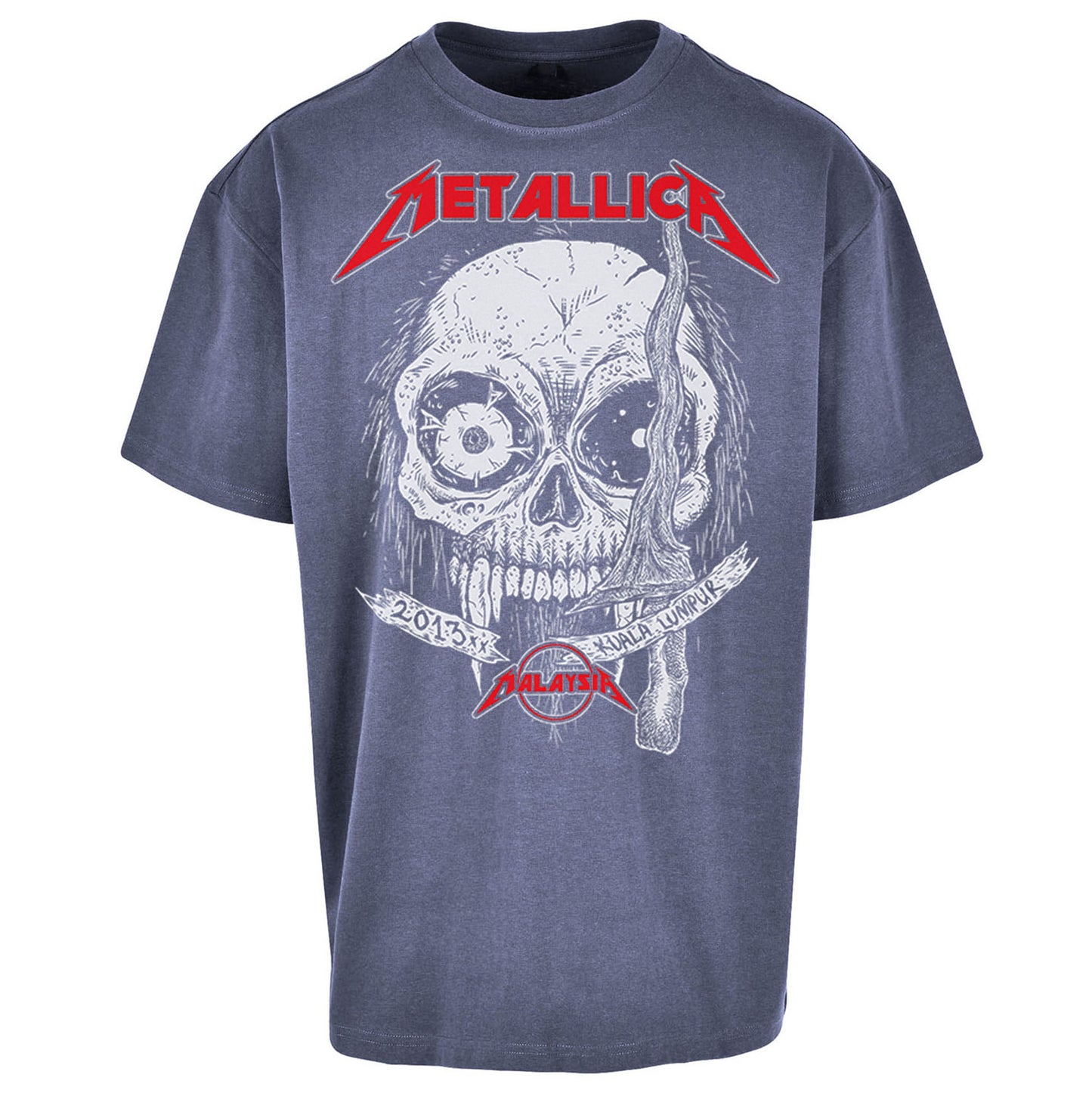 Metallica 2013 Kuala lumpur Oversized T Shirt