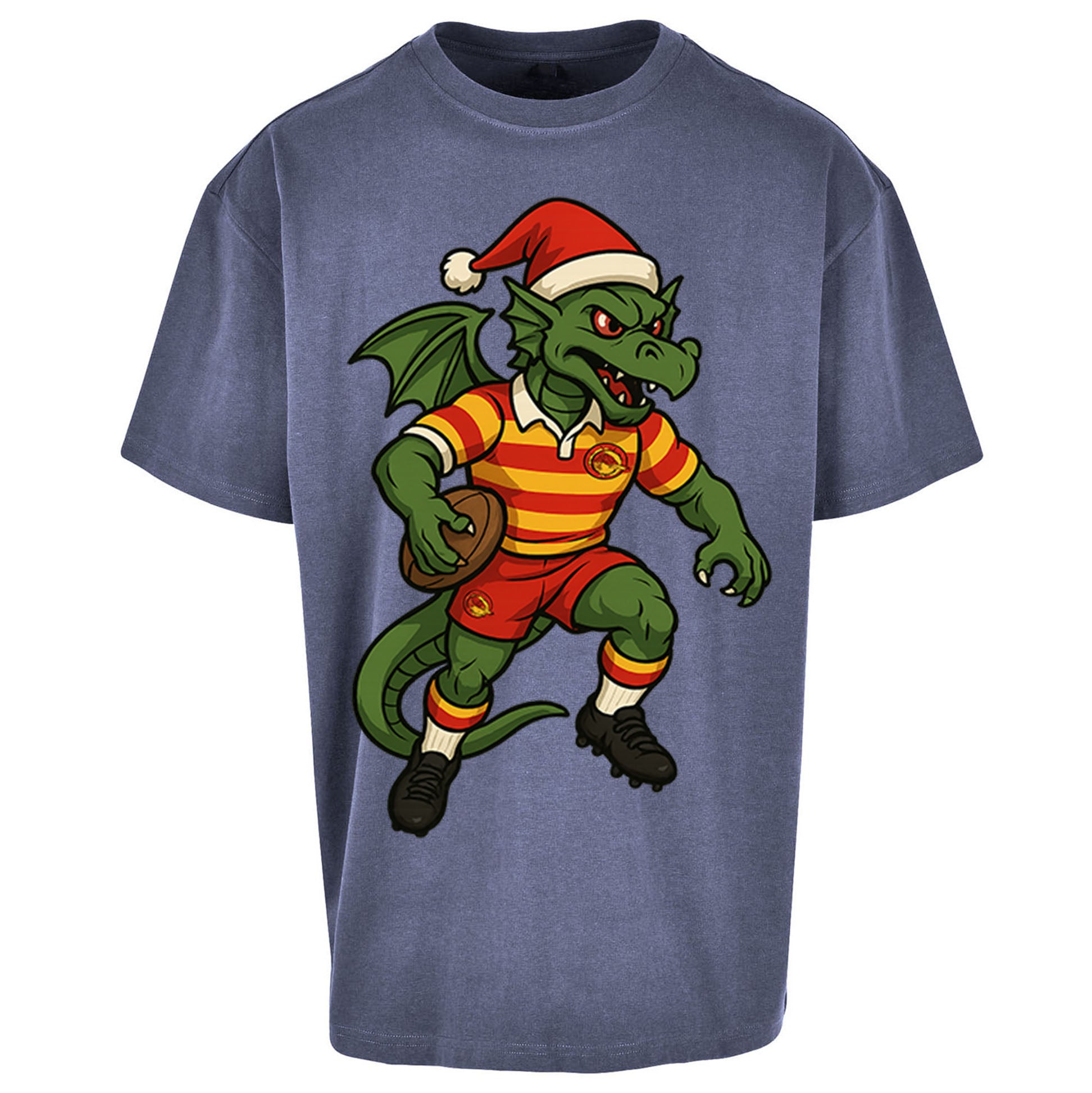 Catalans Dragons Christmas Oversized T Shirt