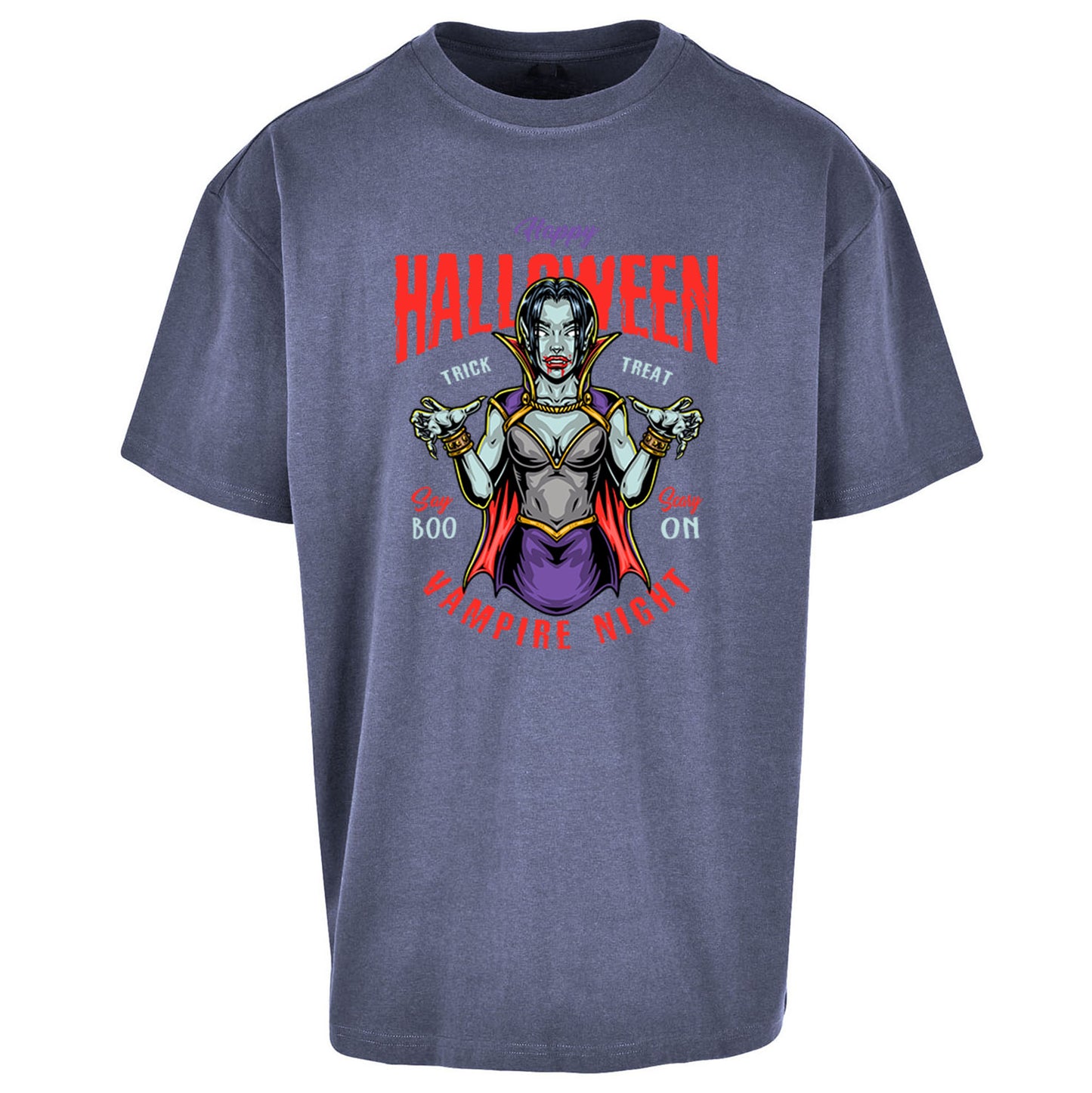 Halloween Vampire Oversized T Shirt