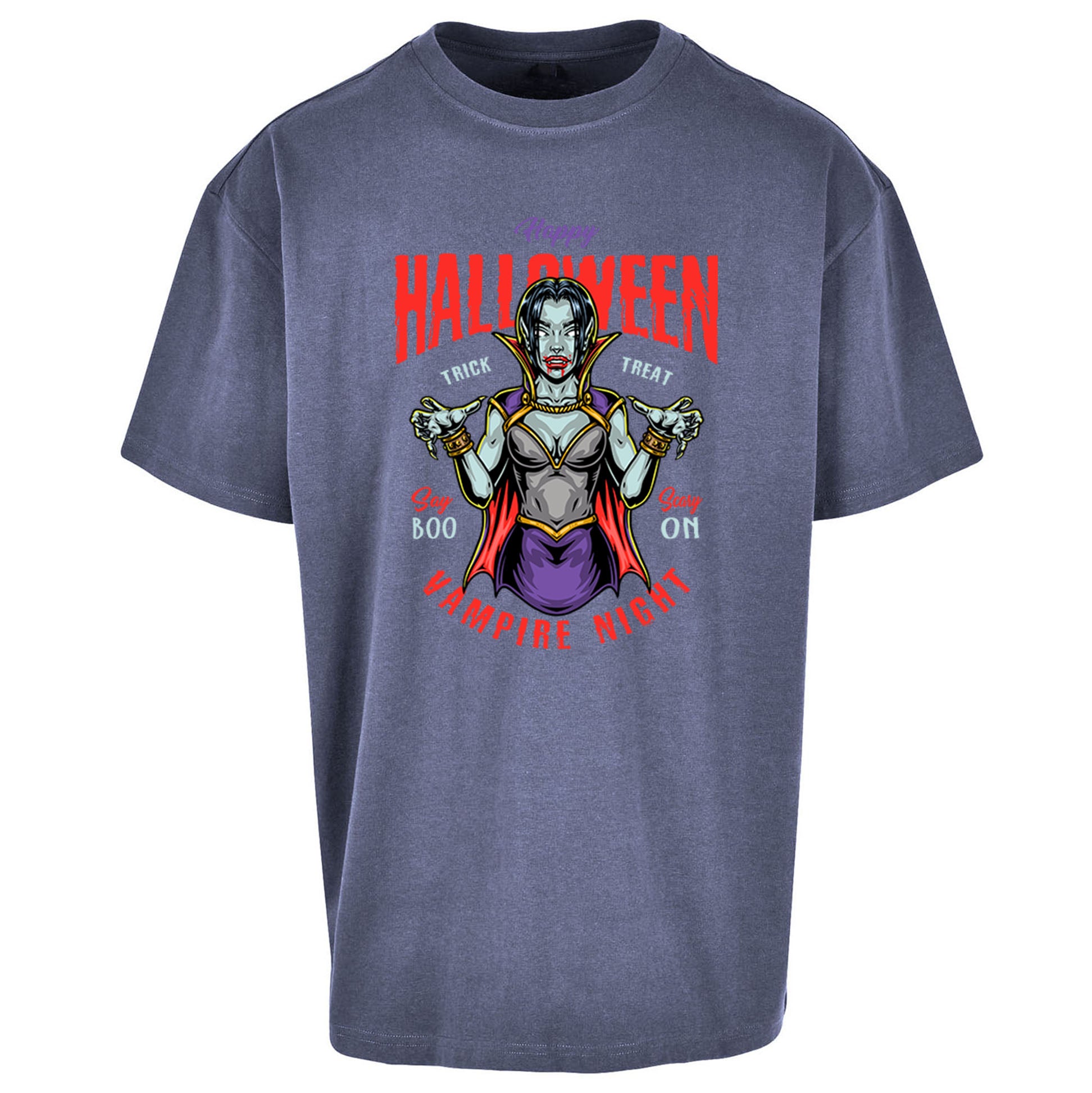 Halloween Vampire Oversized T Shirt