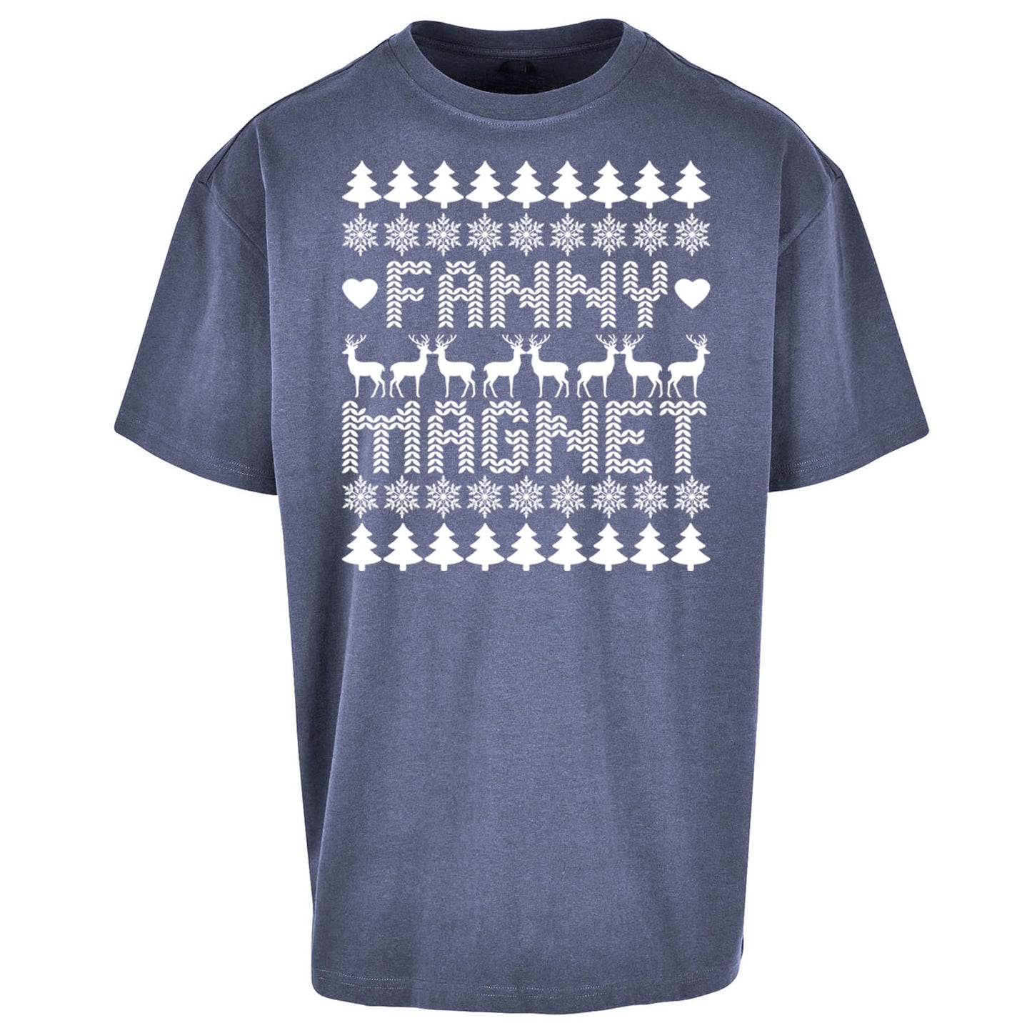 Fanny Magnet Christmas Oversized T Shirt