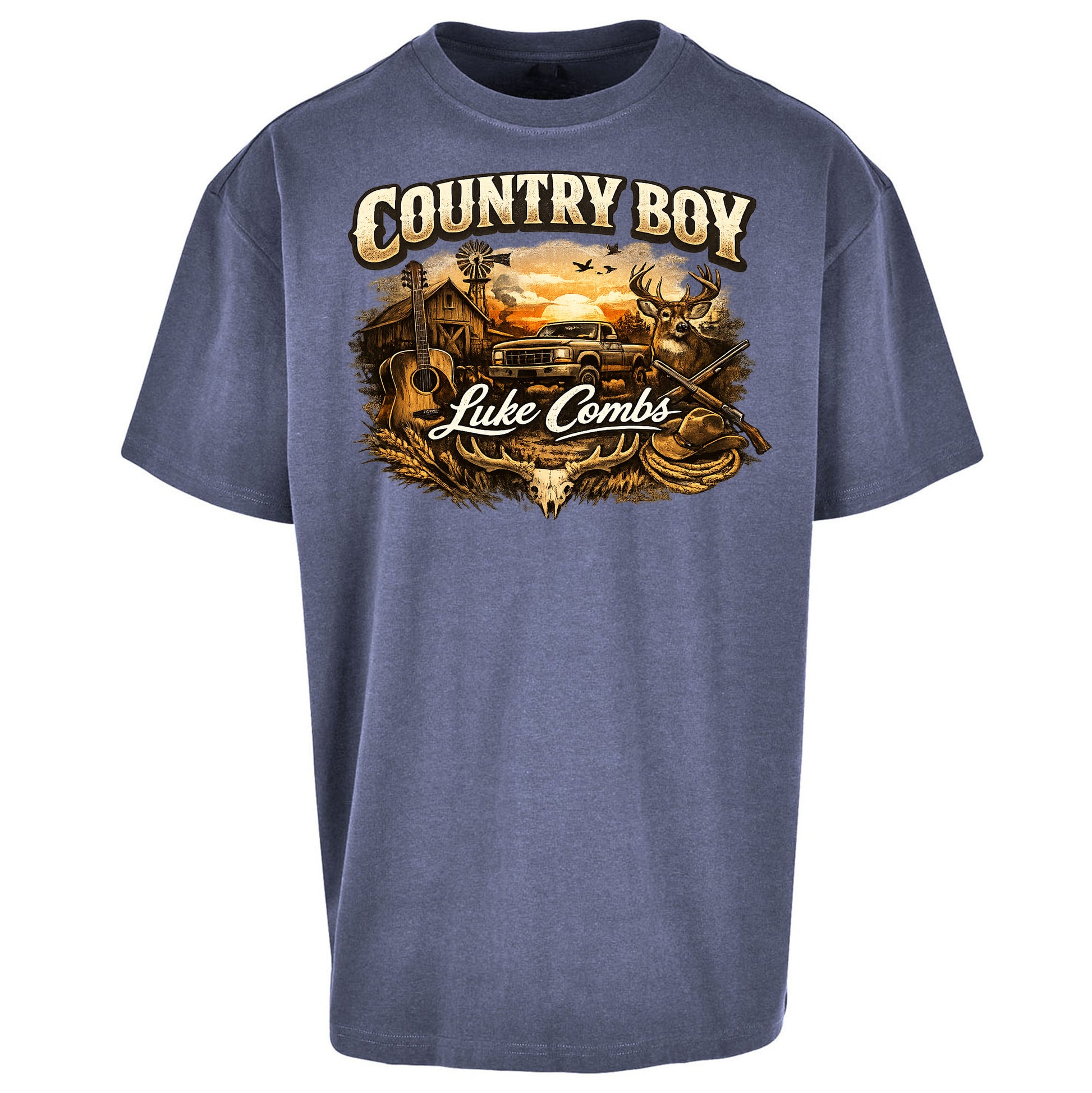 Luke Combs Country Music Oversized T Shirt