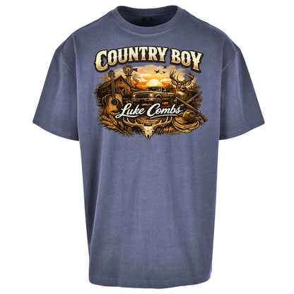 Luke Combs Country Music Oversized T Shirt