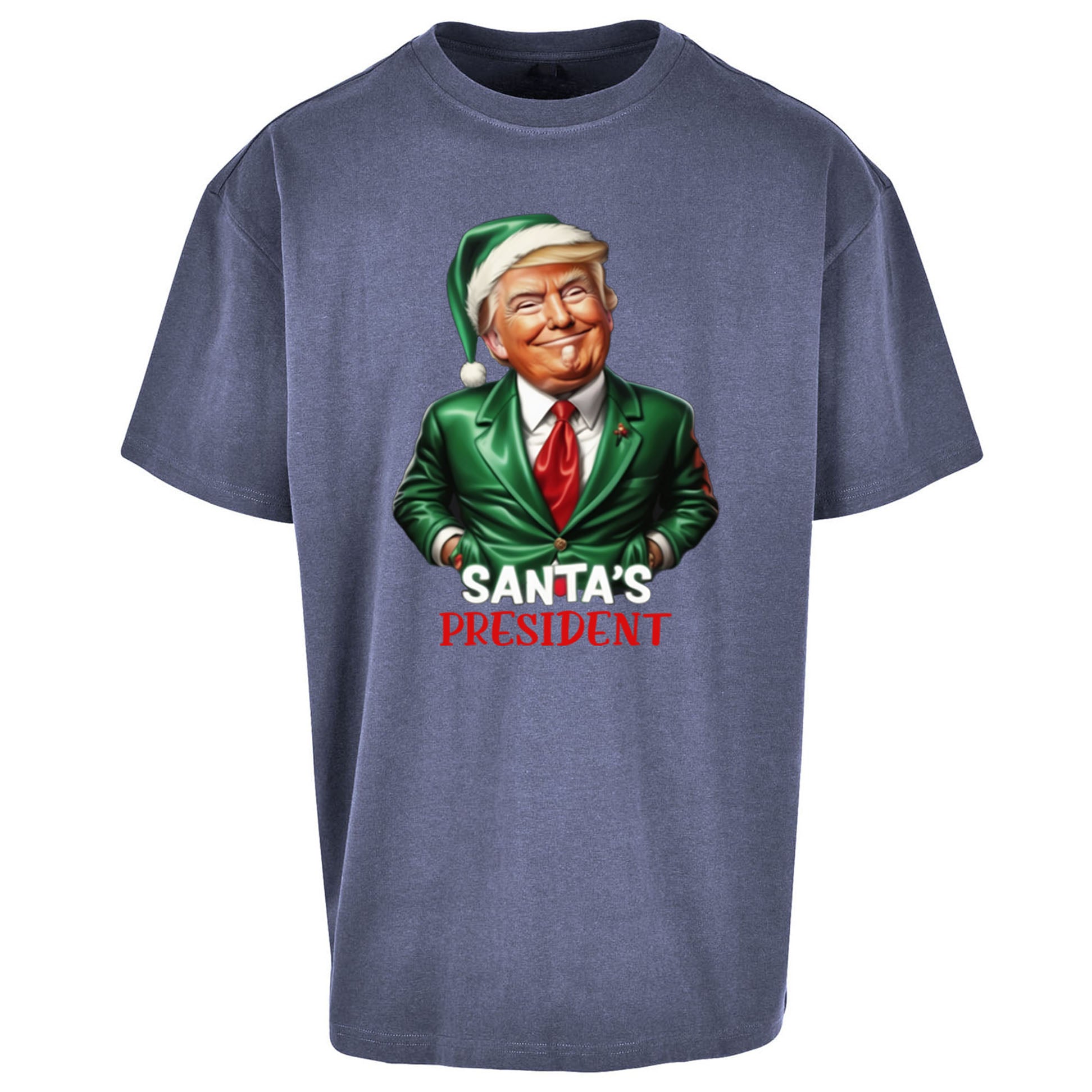 Donald Trump Christmas Oversized T Shirt