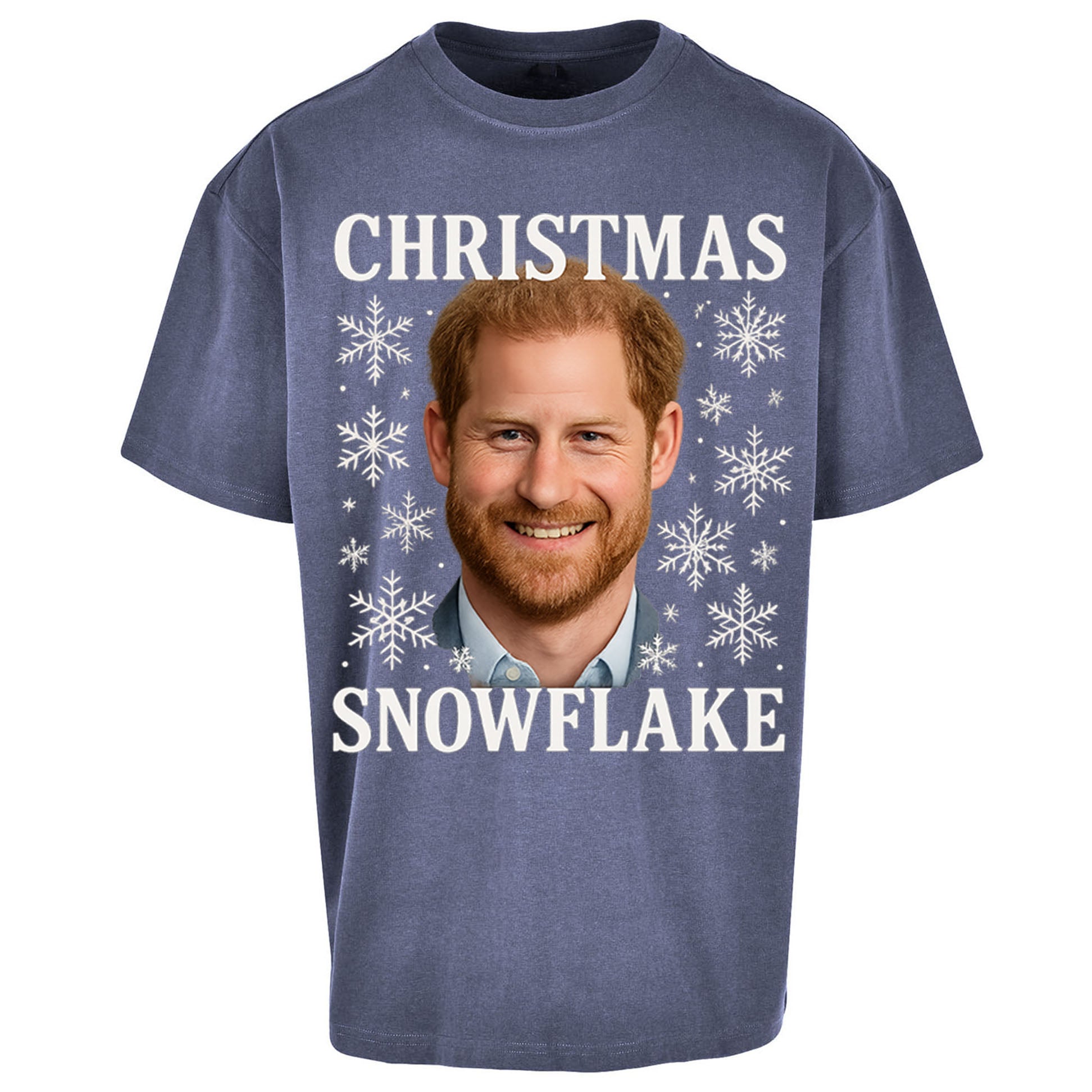 Prince Harry Xmas Oversized T Shirt
