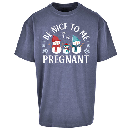 Pregnant At Christmas Oversized T Shirt