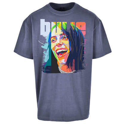 Billie Eilish Painting Oversized T Shirt