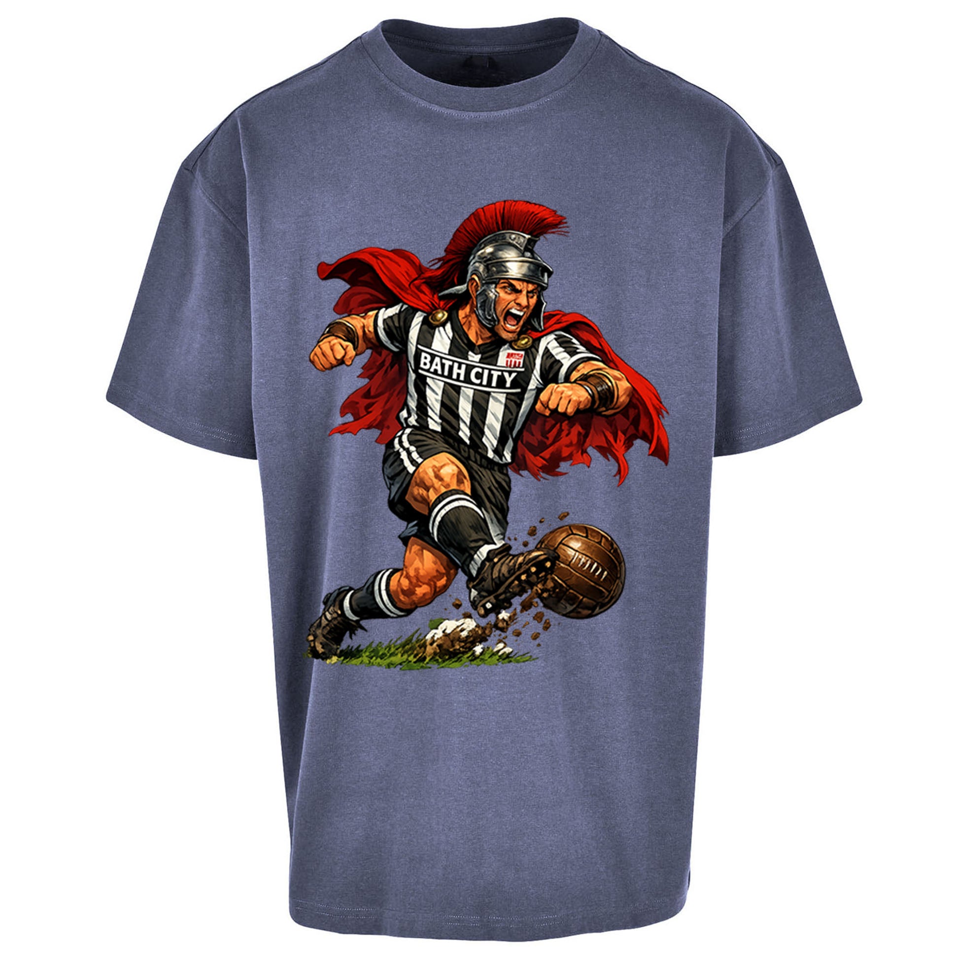 Retro Bath City Football Oversized T Shirt 