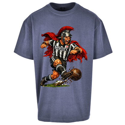 Retro Bath City Football Oversized T Shirt 