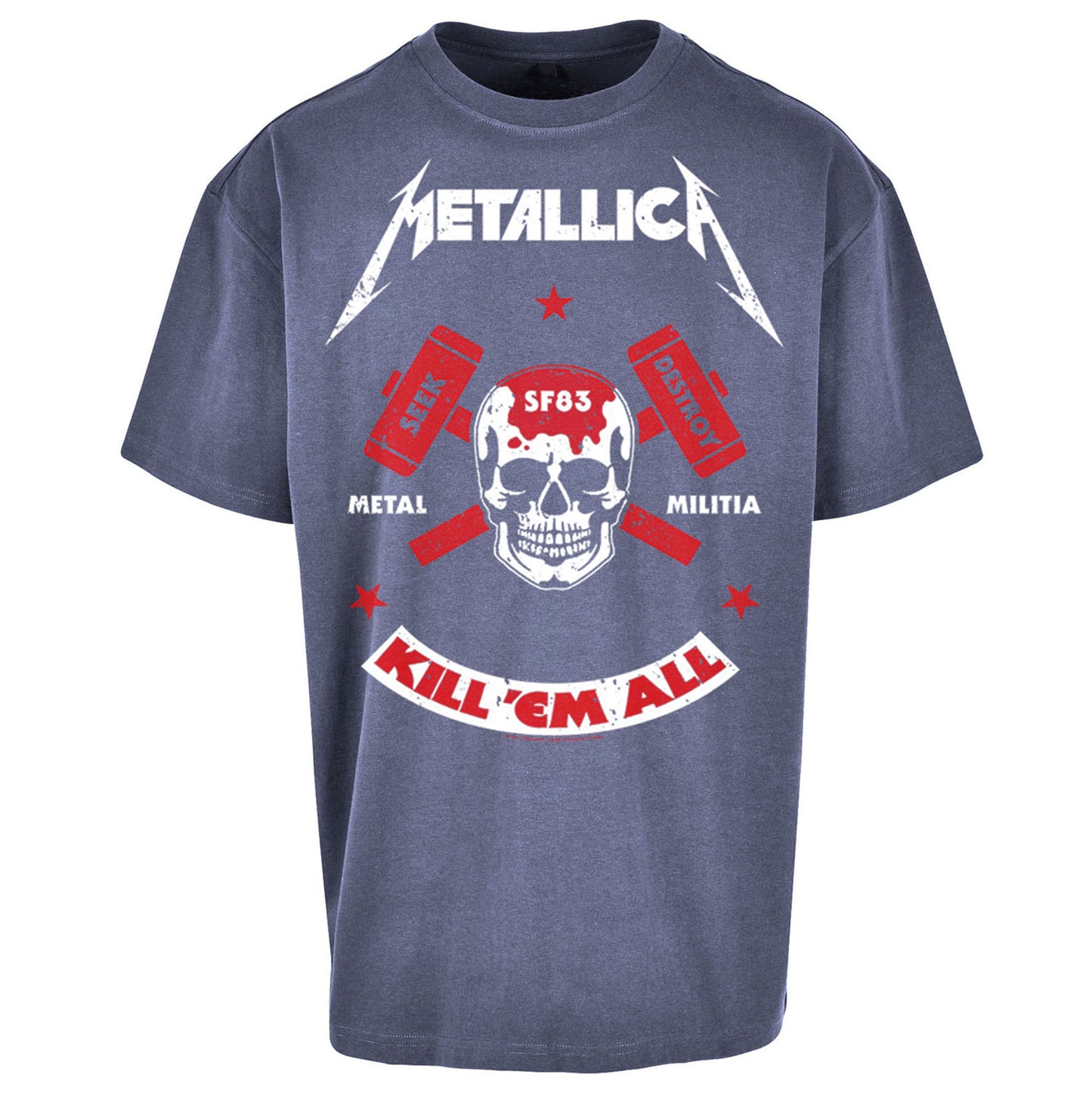 Metallica Seek Destroy Oversized T Shirt