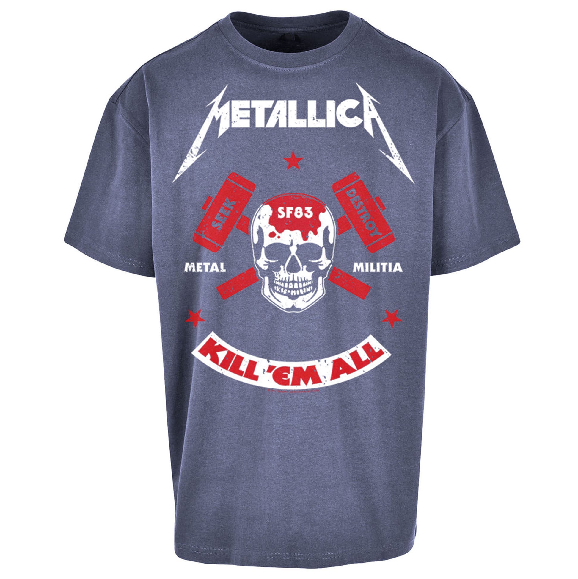 Metallica Seek Destroy Oversized T Shirt