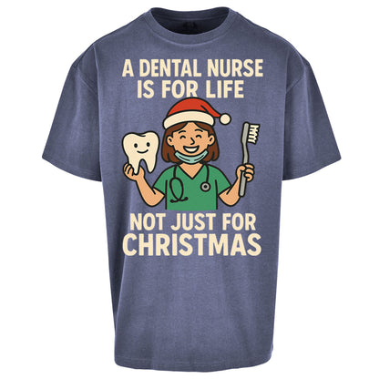Dental Nurse Christmas Oversized T Shirt