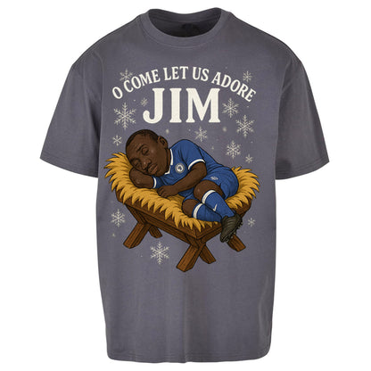 Retro Chelsea Christmas Oversized T Shirt