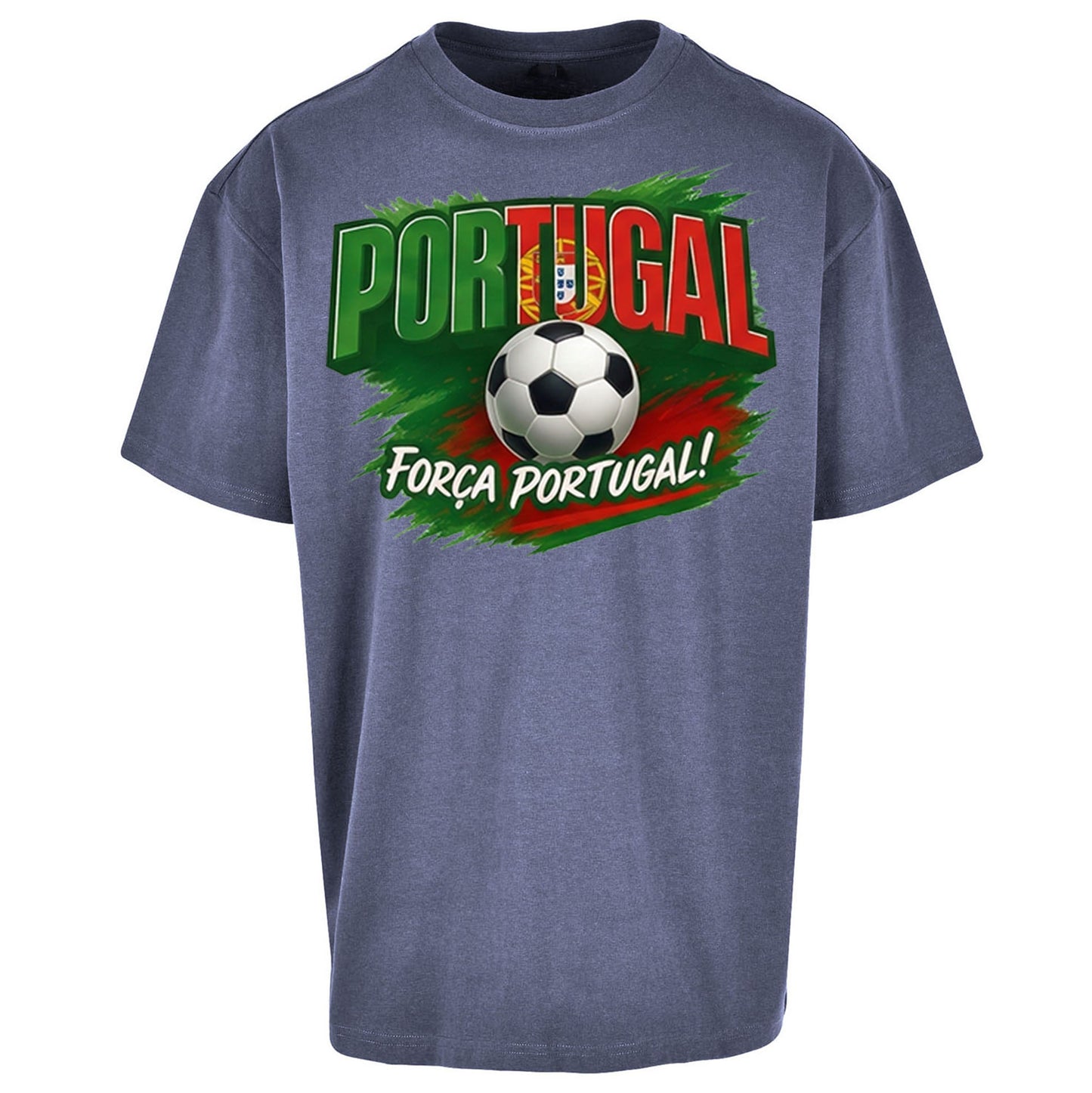 Portugal Retro World Cup Oversized T Shirt