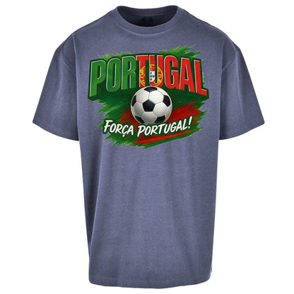 Portugal Retro World Cup Oversized T Shirt