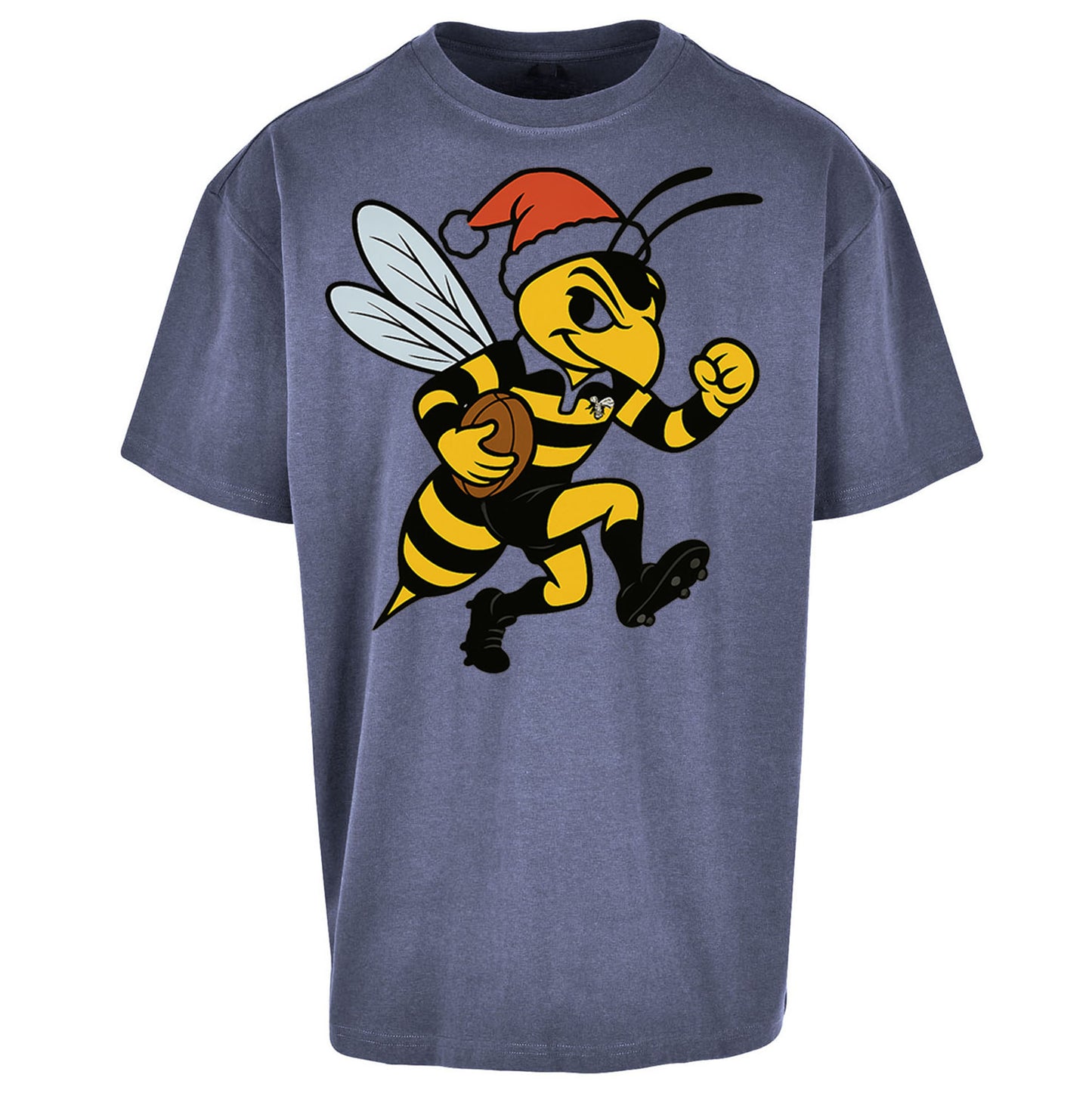 Wasps Rugby Christmas Oversized T Shirt