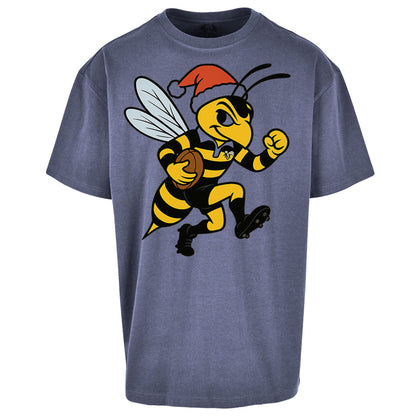 Wasps Rugby Christmas Oversized T Shirt