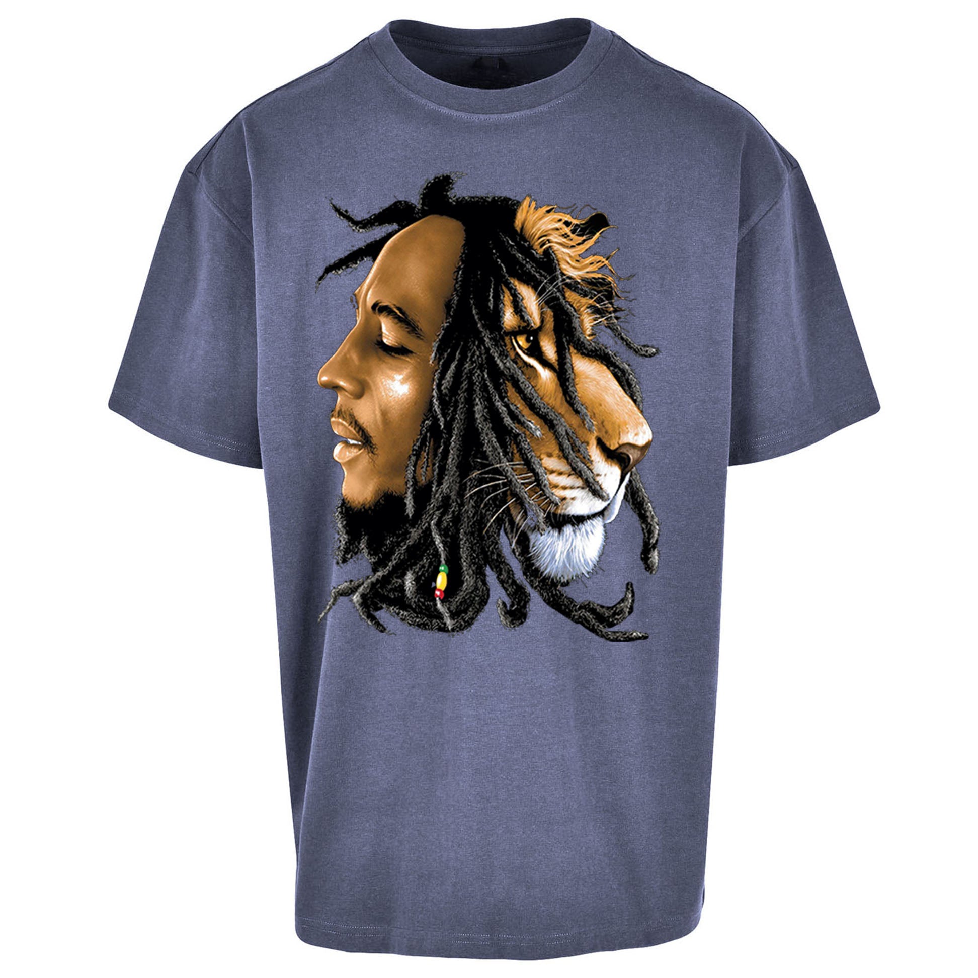 Bob Marley Lion - Oversized T Shirt