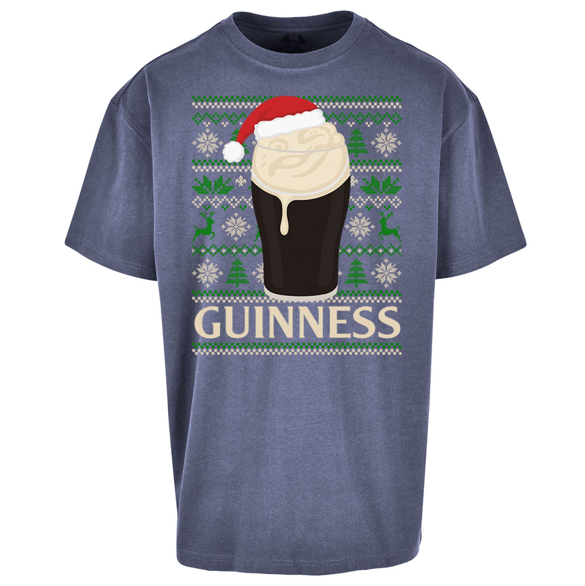 Guinness Christmas Oversized T Shirt
