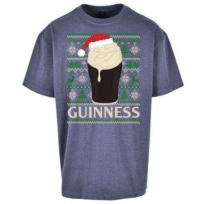 Guinness Christmas Oversized T Shirt