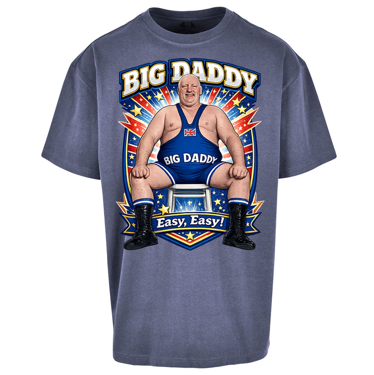 Big Daddy UK Wrestling Oversized T Shirt