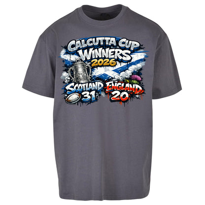 Scotland Calcutta Cup Winners 2026 Oversized T Shirt
