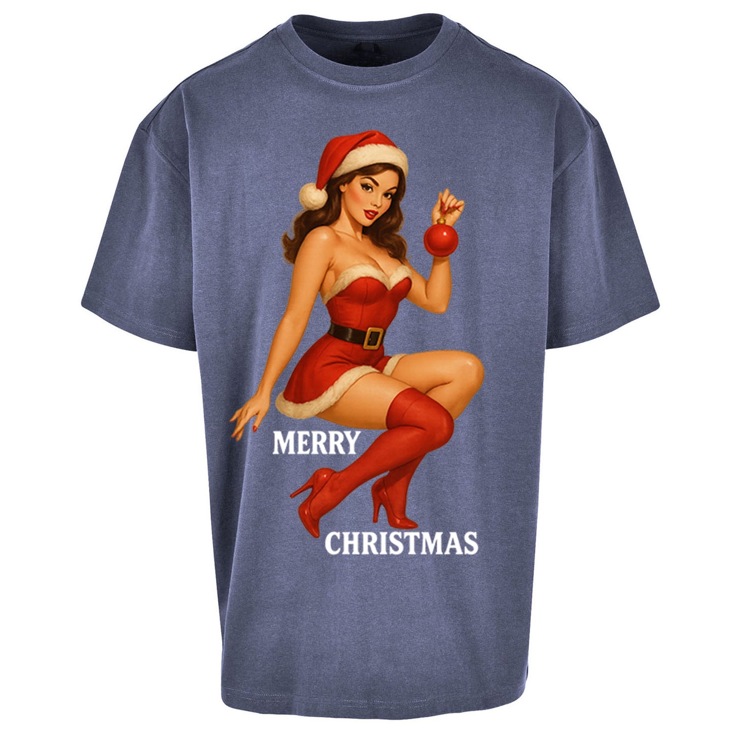 Merry Christmas Sexy Oversized T Shirt 