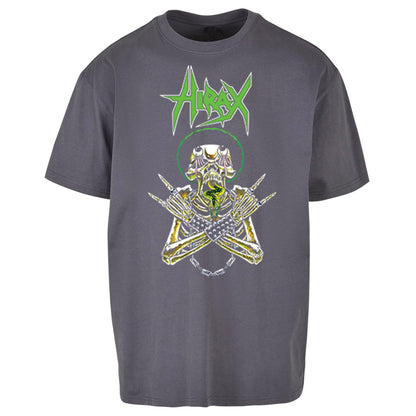 Hirax Rock Band Oversized T Shirt 