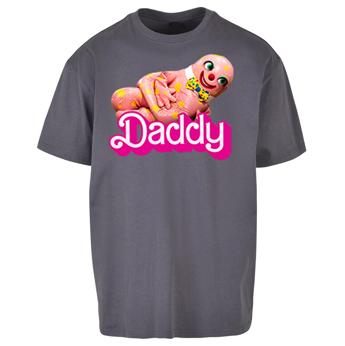 Funny Mr Blobby Daddy 90s Retro Oversized T Shirt