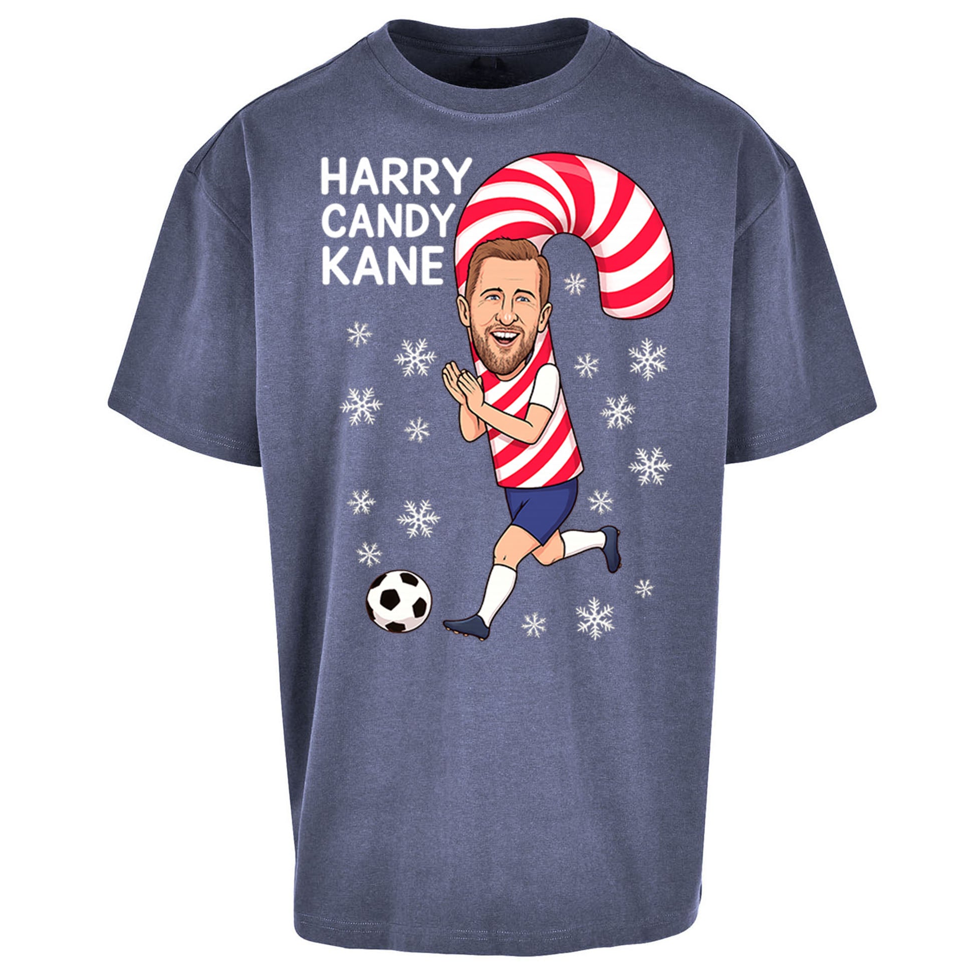 Harry Kane Christmas Oversized T Shirt