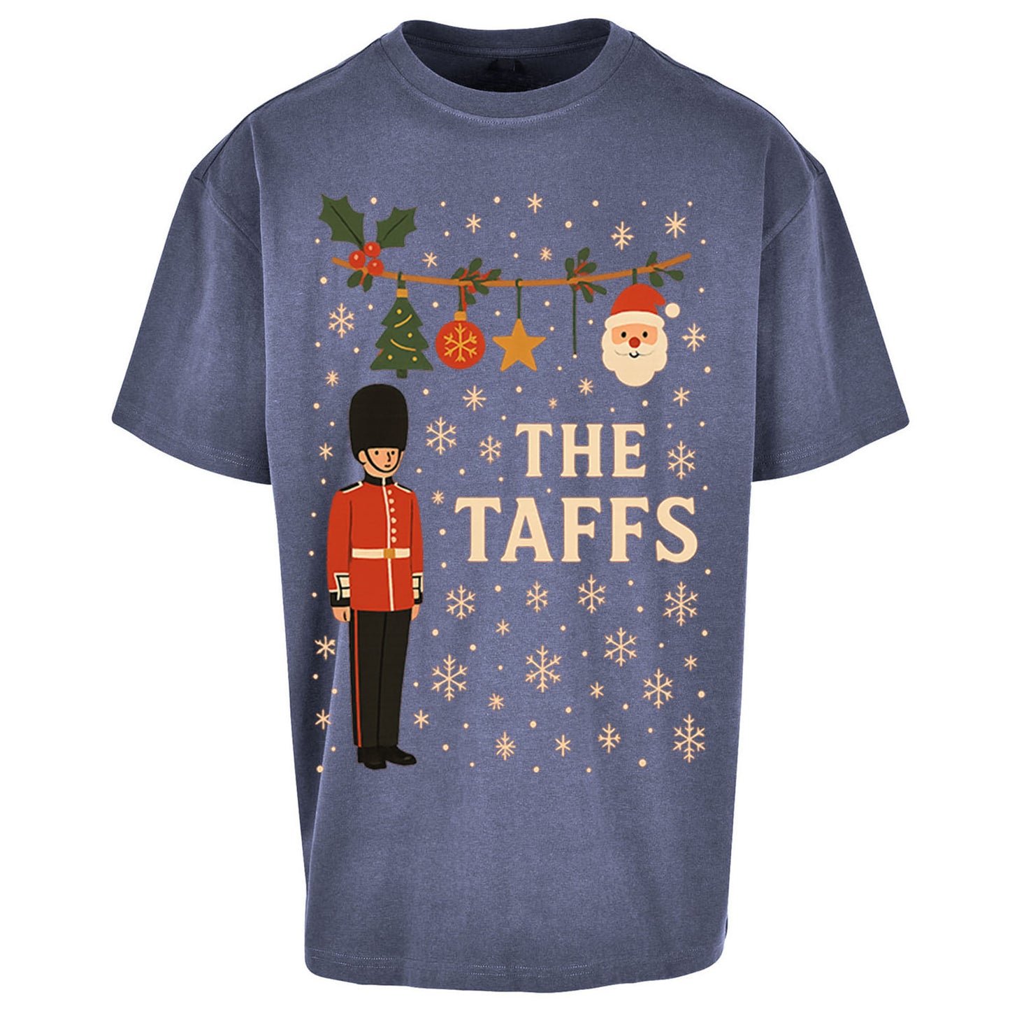 The Taffs Welsh Guards Christmas - Oversized T Shirt