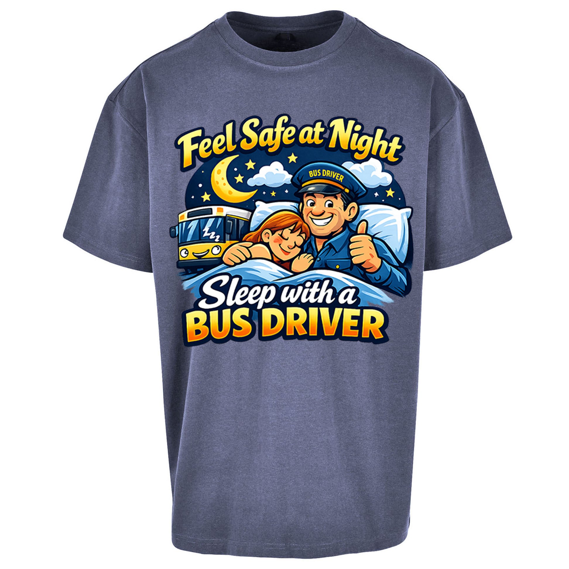 Bus Driver Job Title Oversized T Shirt